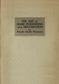Cover of The art of home furnishing and decoration