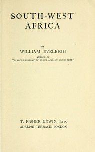 Cover of South-West Africa