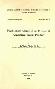 Cover of Psychological Aspects of the Problem of Atmospheric Smoke Pollution