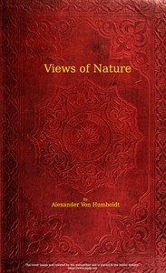 Cover of Views of nature: or Contemplations on the sublime phenomena of creation