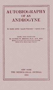 Cover of Autobiography of an Androgyne