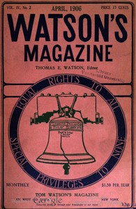 Cover of Watson's Magazine, Vol. IV, No. 2, April, 1906