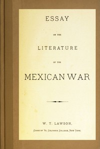 Cover of Essay on the Literature of the Mexican War