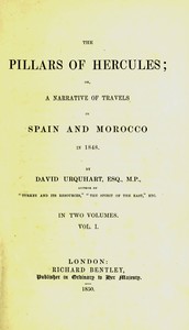 Cover of The pillars of Hercules