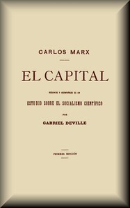 Cover of El capital: Resumido y acompañado de un estudio sobre el Socialismo científico