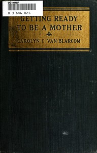Cover of Getting ready to be a mother