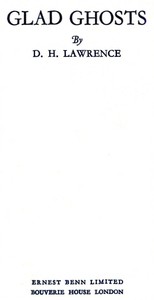 Cover of Glad ghosts