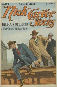 Cover of Nick Carter Stories No. 154, August 21, 1915: The mask of death; or, Nick Carter's curious case.