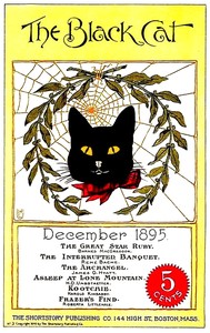 Cover of The black cat (vol. I, no. 3, December 1895)