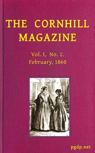 Cover of The Cornhill Magazine, February, 1860 (Vol. I, No. 2)