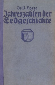 Cover of Jahreszahlen der Erdgeschichte