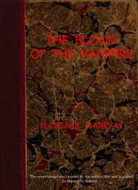 Cover of The blood of the vampire