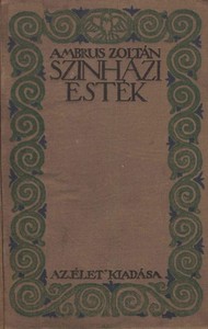 Cover of Színházi esték