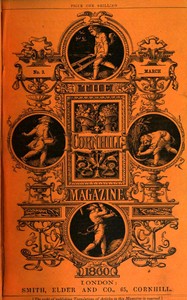 Cover of The Cornhill Magazine (Vol. I, No. 3, March 1860)