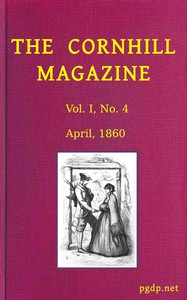 Cover of The Cornhill Magazine (Vol. I, No. 4, April 1860)