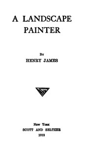 Cover of A landscape painter