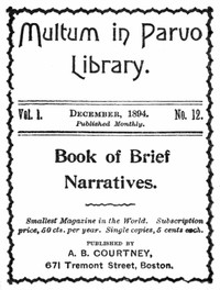 Cover of Book of brief narratives