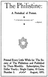 Cover of The Philistine