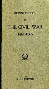 Cover of Reminiscences of the Civil War, 1861-1865