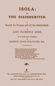 Cover of Isola; or, The disinherited: A revolt for woman and all the disinherited