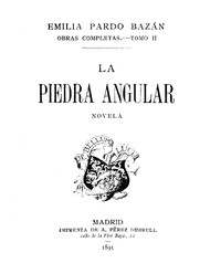 Cover of La piedra angular: novela