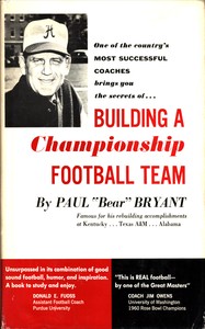 Cover of Building a championship football team