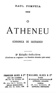 Cover of O Atheneu (chronica de saudades)
