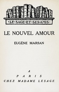Cover of Le nouvel amour