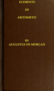 Cover of Elements of arithmetic