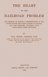 Cover of The heart of the railroad problem