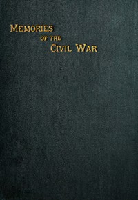 Cover of Memories of the Civil War