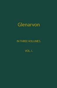 Cover of Glenarvon, Volume 1 (of 3)