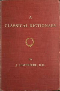 Cover of A classical dictionary