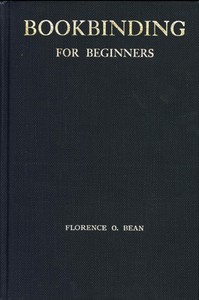 Cover of Bookbinding for beginners