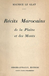 Cover of Récits marocains de la plaine et des monts