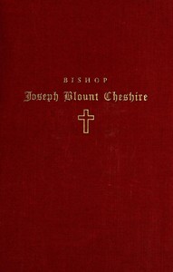Cover of Bishop Joseph Blount Cheshire: His Life and Work