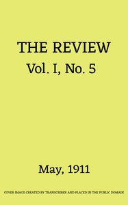 Cover of The Review, Vol. 1, No. 5, May 1911