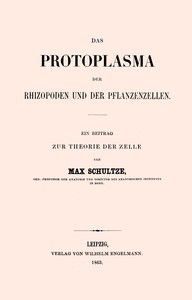 Cover of Das Protoplasma der Rhizopoden und der Pflanzenzellen