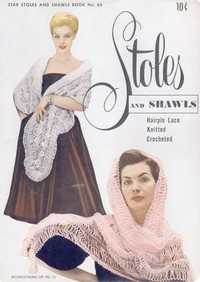 Cover of Stoles and shawls: hairpin lace, knitted, crocheted