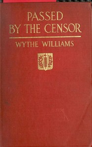 Cover of Passed by the censor