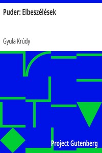 Cover of Puder: Elbeszélések