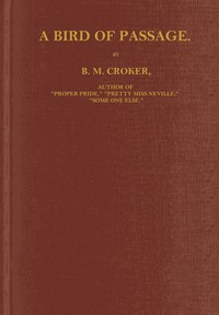 Cover of A bird of passage