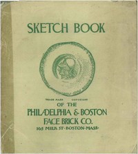 Cover of Sketchbook of the Philadelphia & Boston Face Brick Co.