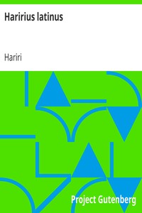 Cover of Haririus latinus