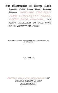 Cover of Les beaux messieurs de Bois-Doré Vol. 2 (of 2)
