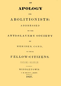 Cover of An apology for abolitionists