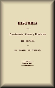Cover of Historia del levantamiento, guerra y revolución de España (3 de 5)