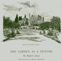 Cover of The garden as a picture
