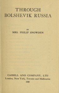 Through Bolshevik Russia