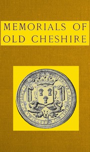 Cover of Memorials of old Cheshire
